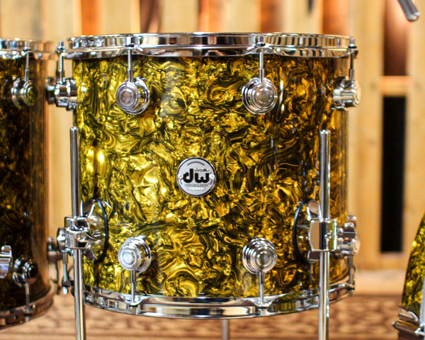 DW Collector's Maple SSC Gold Abalone Drum Set - 22,10,12,14,16 - SO#1382089