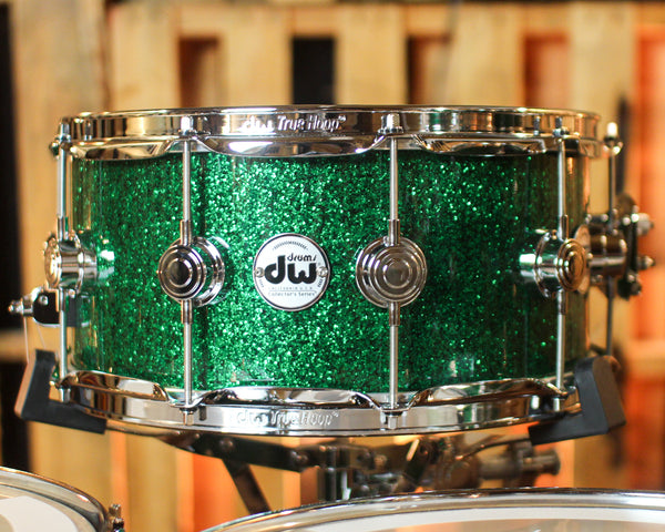 DW Collector's Maple SSC Green Glass Drum Set - 22,10,12,14,16,14sn - SO#1438709