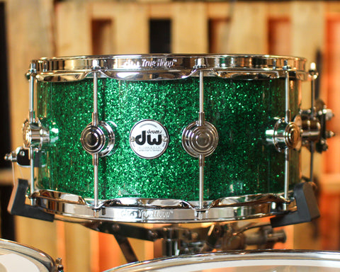 DW Collector's Maple SSC Green Glass Drum Set - 22,10,12,14,16,14sn - SO#1438709