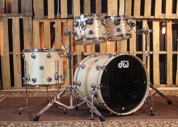 DW Collector's Maple SSC Natural Satin Oil Drum Set - 22,10,12,16 - SO#1313028