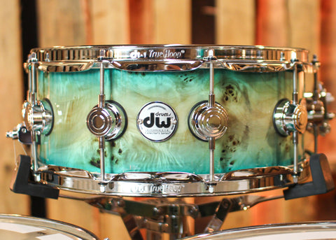 DW Collector's Maple SSC Regal Blue Burst over Mapa Burl Drum Set - 22,8,10,12,14,16,18,14sn - SO#1356782