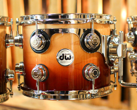 DW Collector's Maple SSC Rich Red Fade Drum Set - 22,10,12,14,16,14sn - SO#1366870