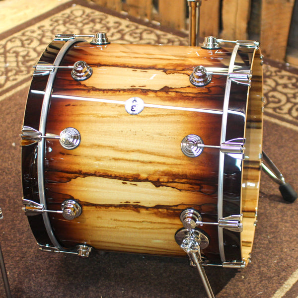 DW Collector's Maple SSC Tobacco Burst over Chen Chen Drum Set - 22,10,12,14,16 - SO#1328480