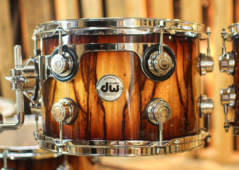 DW Collector's Maple SSC Tobacco Burst over Chen Chen Drum Set - 22,10,12,14,16 - SO#1328480