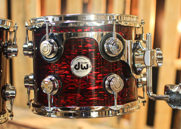 DW Collector's Maple SSC Red Silk Onyx Drum Set - 22,10,12,16 - SO#1326806