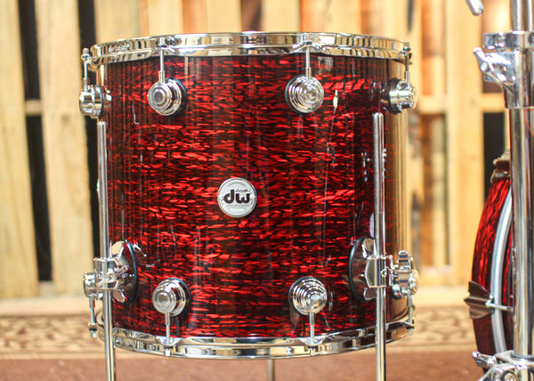 DW Collector's Maple SSC Red Silk Onyx Drum Set - 22,10,12,16 - SO#1326806