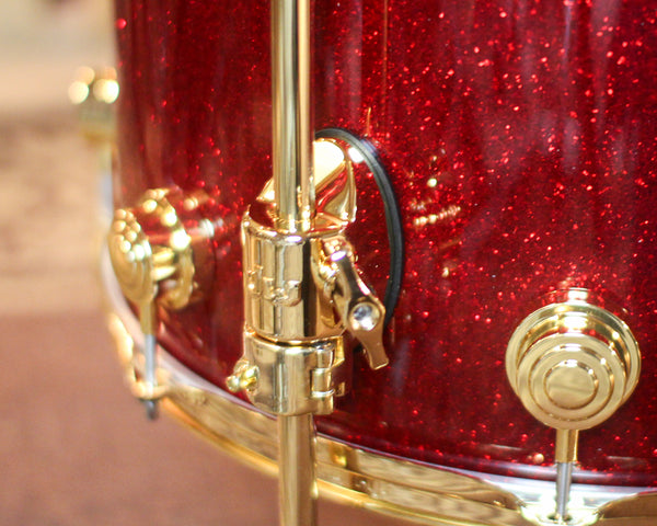 DW Collector's Maple SSC Ruby Glass Drum Set - 22,8,10,12,14,16 - SO#1438710