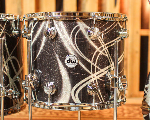 DW Collector's Maple SSC Smoke Glass Contrail Drum Set - 22,8,10,12,14,16 - SO#1428273