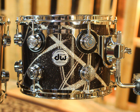 DW Collector's Maple SSC Smoke Glass Contrail Drum Set - 22,10,12,16 - SO#1428273