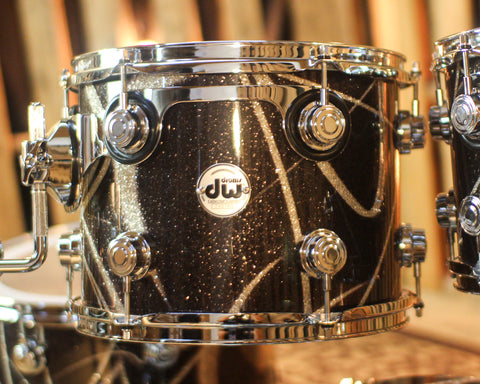DW Collector's Maple SSC Smoke Glass Contrail Drum Set - 22,10,12,16 - SO#1428273