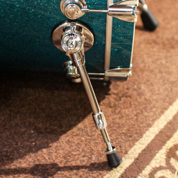 DW Collector's Maple SSC Teal Glass Drum Set - 22,10,12,16 - SO#1389822