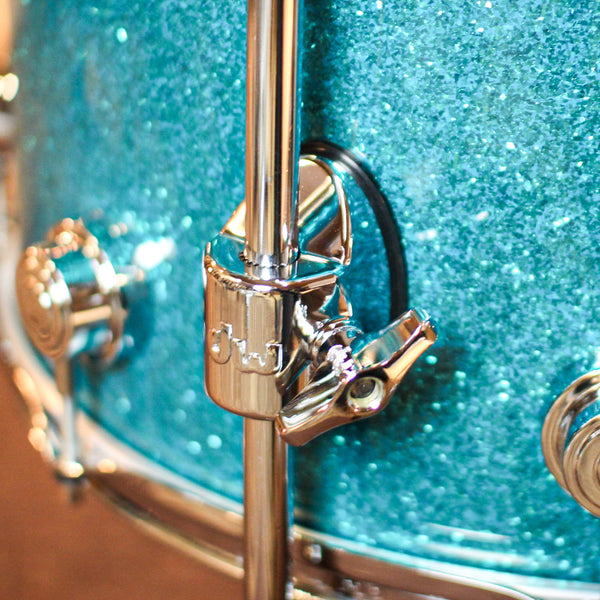 DW Collector's Maple SSC Teal Glass Drum Set - 22,10,12,16 - SO#1389822