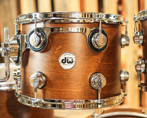 DW Collector's Maple SSC Walnut Satin Oil Drum Set - 22,10,12,16 - SO#1354057