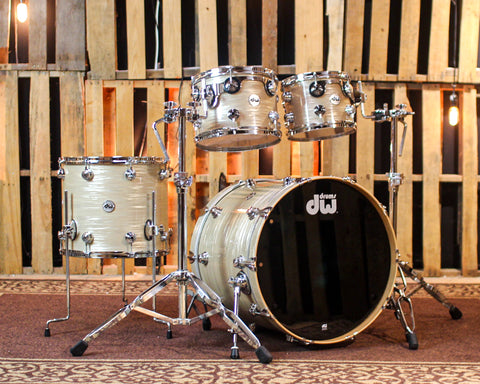DW Collector's Cherry HVLT Creme Oyster Drum Set - 22,10,12,16 - SO#1378631