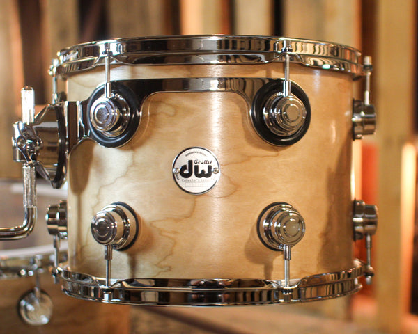 DW Collector's Cherry HVLT Natural Satin Oil Drum Set - 22,10,12,16 - SO#1433140