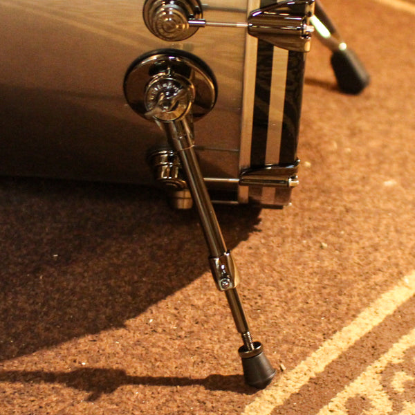 DW Collector's Oak Anodized Stainless Steel Drum Set - 24,10,12,13,15,18,14sn - SO#1357434