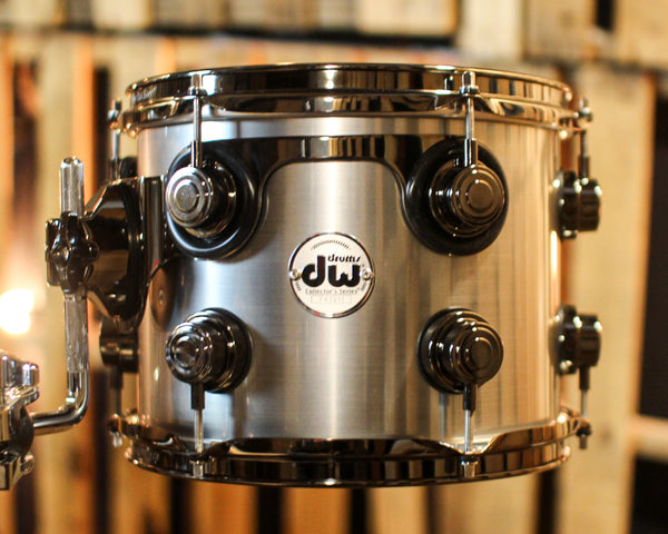DW Collector's Oak Anodized Stainless Steel Drum Set - 24,10,12,13,15,18,14sn - SO#1357434