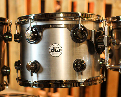 DW Collector's Oak Anodized Stainless Steel Drum Set - 24,10,12,13,15,18,14sn - SO#1357434
