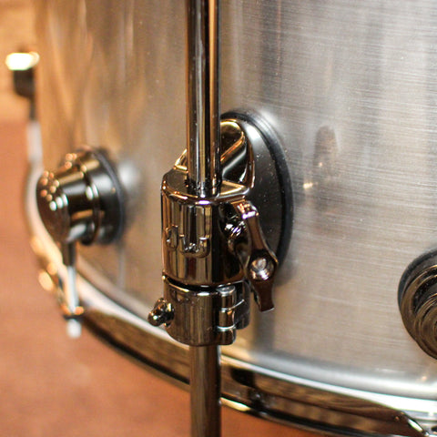 DW Collector's Oak Anodized Stainless Steel Drum Set - 24,10,12,13,15,18,14sn - SO#1357434