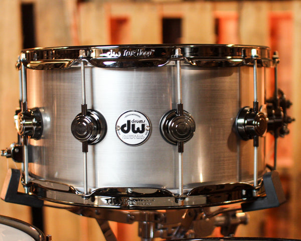 DW Collector's Oak Anodized Stainless Steel Drum Set - 24,10,12,13,15,18,14sn - SO#1357434