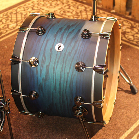 DW Collector's Pure Oak HVLT Azure Black Burst Drum Set - 16x22,8x10,9x12,14x16,6x14 - SO#1302115