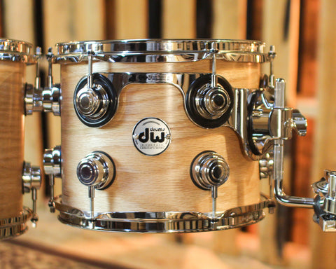 DW Collector's Pure Oak HVLT Natural Satin Oil Drum Set - 22,10,12,16 - SO#1433141