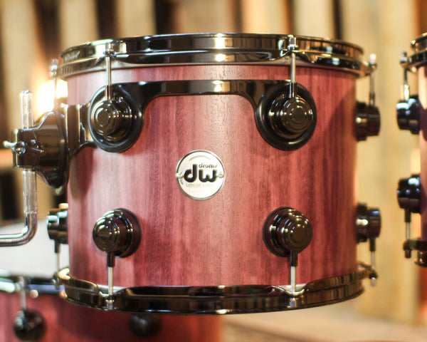 DW Collector's Pure Purpleheart VLT Natural Satin Oil Drum Set - 22,10,12,16 - SO#1398023