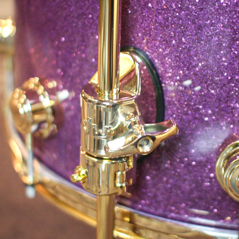 DW Collector's Purpleheart Purple Glass Drum Set - 22,8,10,12,14,16,14sn - SO#1354919