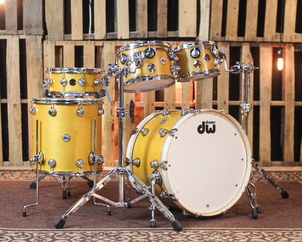DW Collector's Santa Monica Amber Satin Oil Drum Set - 22,10,12,16,14sn - SO#1432855