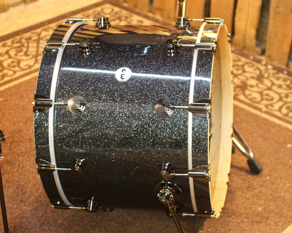 DW Collector's SonicPly Black Ice Drum Set - 22,10,12,14,16 - SO#1433129
