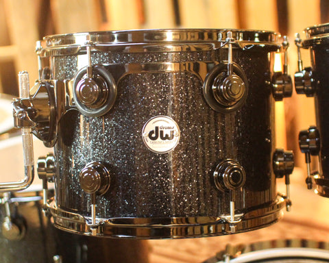 DW Collector's SonicPly Black Ice Drum Set - 22,10,12,14,16 - SO#1433129
