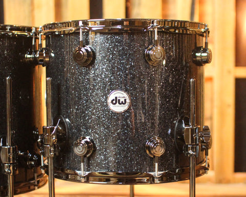 DW Collector's SonicPly Black Ice Drum Set - 22,10,12,14,16 - SO#1433129