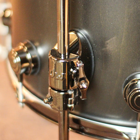 DW Collector's SonicPly Ebony Satin Oil Drum Set - 22,10,12,16,14sn - SO#1412867