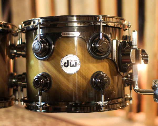 DW Collector's SonicPly Twisted Rainbow Drum Set - 22,10,12,16,14sn - SO#1429225