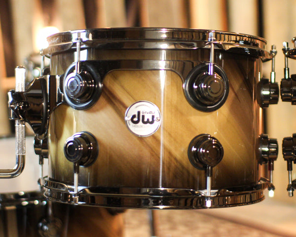 DW Collector's SonicPly Twisted Rainbow Drum Set - 22,10,12,16,14sn - SO#1429225