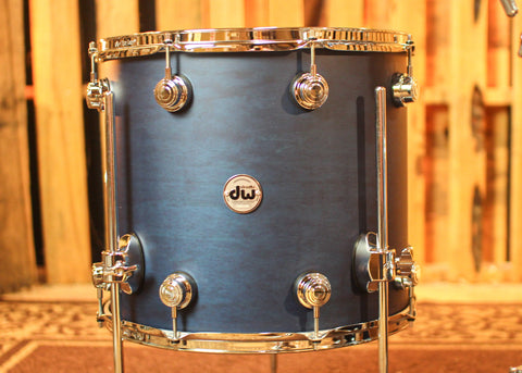 DW Collector's Maple Azure Satin Oil Drum Set - 22,10,12,16 - SO#1313144