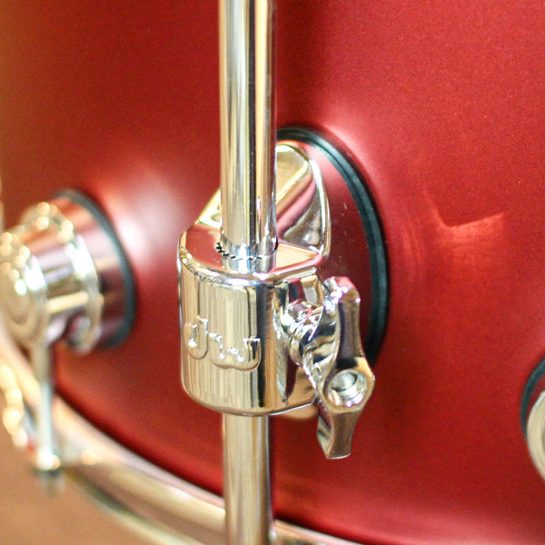 DW Collector's Maple Cherry Metallic Hard Satin Drum Set - 22,10,12,16 - SO#1373792