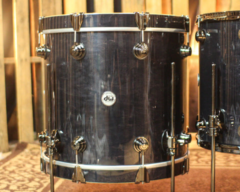 DW Collector's Standard Maple Ebony Stain Drum Set - 28,15,18,20,14sn - SO#1291945