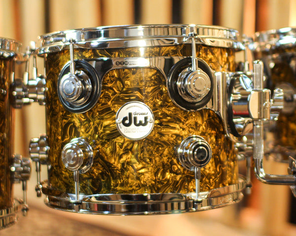 DW Collector's Standard Maple Gold Abalone Drum Set - 22,8,10,12,14,16 - SO#1423477