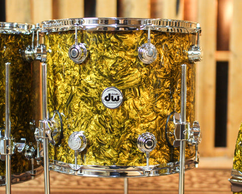 DW Collector's Standard Maple Gold Abalone Drum Set - 22,8,10,12,14,16 - SO#1423477
