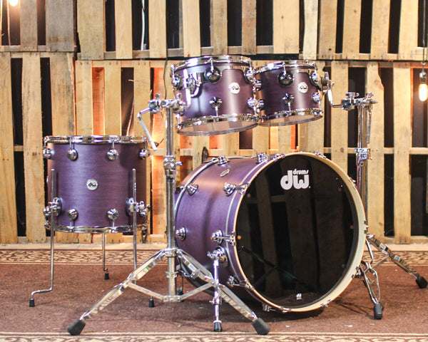 DW Collector's Standard Maple Lavender Satin Oil Drum Set - 22,10,12,16 - SO#1362005