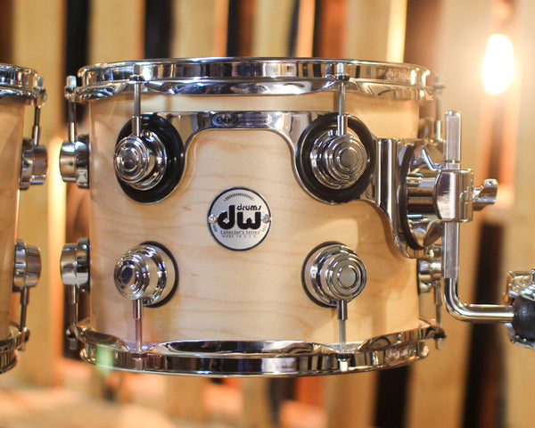 DW Collector's Standard Maple Natural Satin Oil Drum Set - 22,10,12,14,16 - SO#1444896