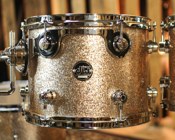 DW Performance Bermuda Sparkle Fusion Drum Set - 16x20, 8x10, 9x12, 12x14