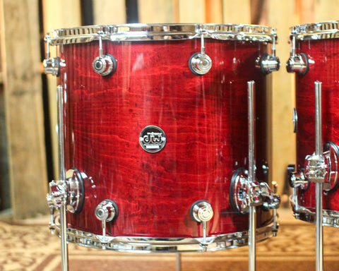 DW Performance Cherry Stain 5pc Drum Set - 18x22, 8x10, 9x12, 12x14,14x16