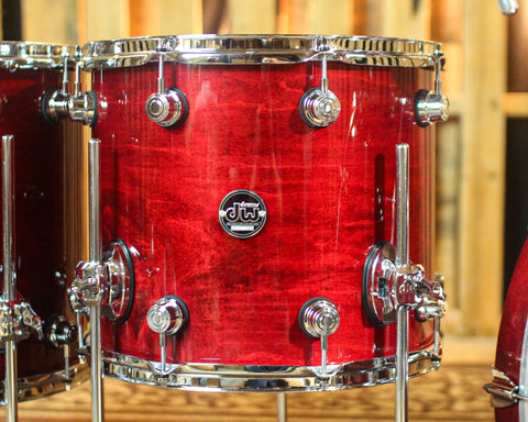 DW Performance Cherry Stain 6pc Drum Set - 18x22,7x8,8x10,9x12,12x14,14x16