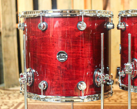 DW Performance Cherry Stain 6pc Drum Set - 18x22,7x8,8x10,9x12,12x14,14x16