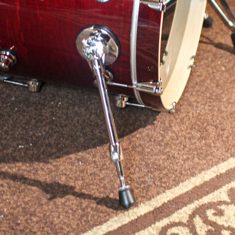 DW Performance Cherry Stain Lacquer Bop Drum Set - 14x18, 8x12, 14x14