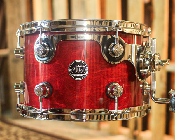 DW Performance Cherry Stain Lacquer Bop Drum Set - 14x18, 8x12, 14x14