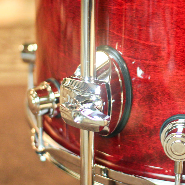 DW Performance Cherry Stain Lacquer Bop Drum Set - 14x18, 8x12, 14x14