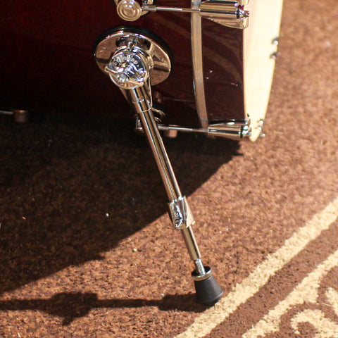 DW Performance Cherry Stain Lacquer Rock Drum Set - 14x24, 9x13, 16x16